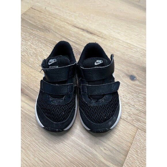 Nike AirMax Athletic Shoes Black size 6c Toddler - Picture 3 of 6